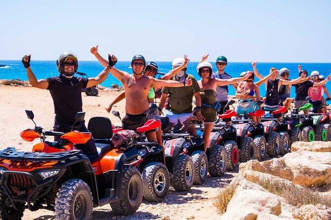 Malta: Half-Day Quad Bike Adventure Tour Including Transfers - Popeye Village and the coast near Mellieħa