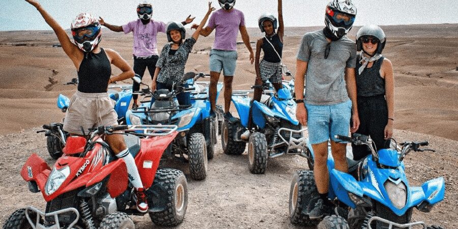 Marrakech: Agafay Desert Buggy bike 1000cc, Tea & Transfer - Photo stops with Achraf and the Atlas Mountains