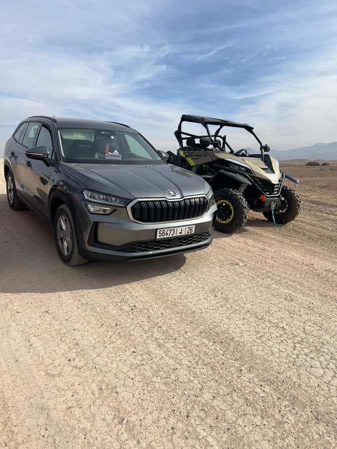 Marrakech: Agafay Desert Buggy bike 1000cc, Tea & Transfer - Leaving Marrakech by van or 4x4