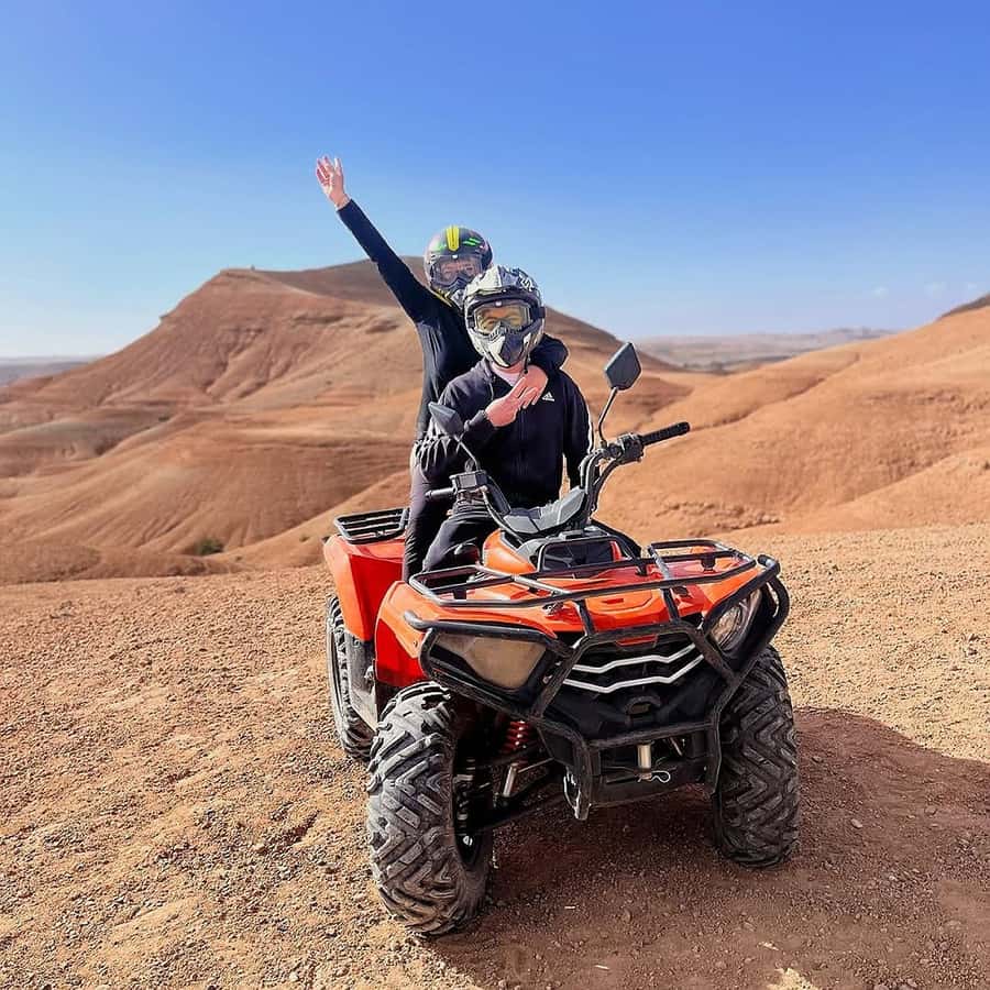 Marrakech: Agafay Desert Camel Ride & Quad with Dinner Show - Quad biking brings the energy