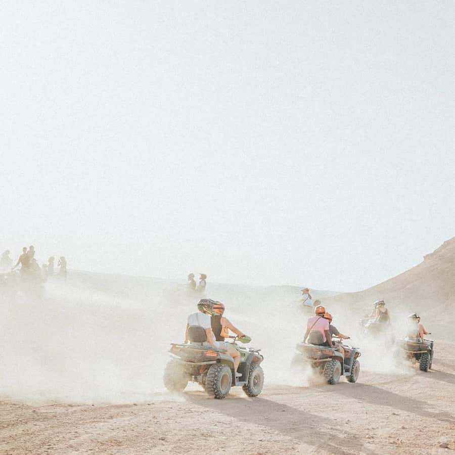 Marrakech: Agafay Desert Camel Ride & Quad with Dinner Show - Sunset is the turning point of the evening