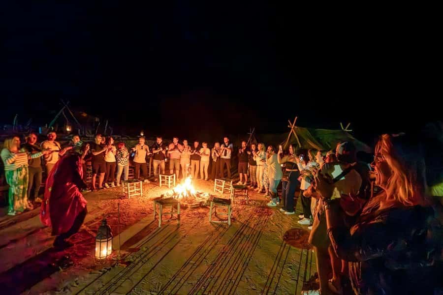 Marrakech: Agafay Desert Dinner Show with Quad Bike & Camel - Pickup from Marrakech and the ride south
