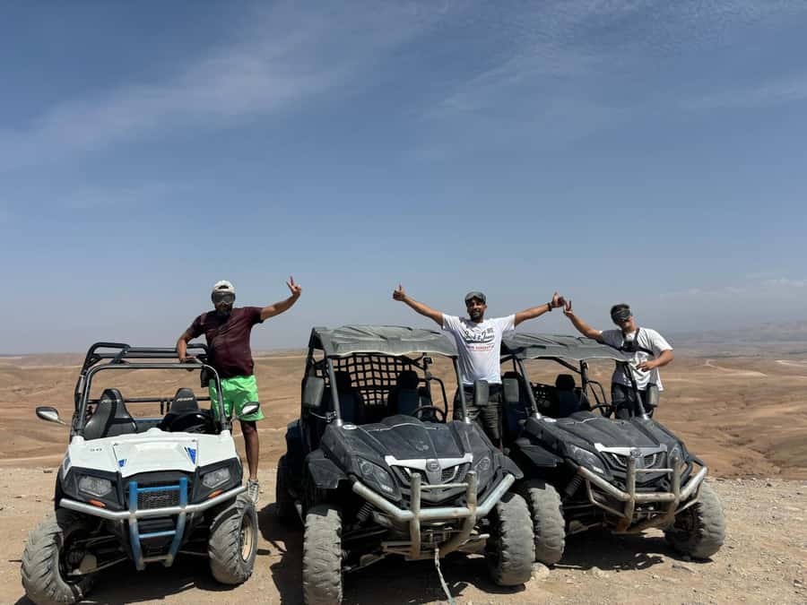 Marrakech: Agafay Desert Dune Buggy Tour - Getting comfortable in the four-seater buggy