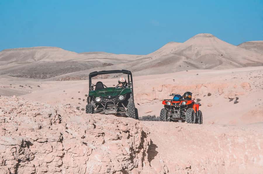 Marrakech: Agafay Desert Dune Buggy Tour - Mint tea at Sunny Desert Camp
