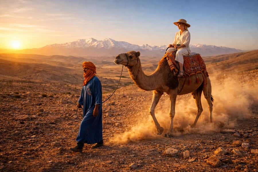 Marrakech: Agafay Desert Escape with Quad or Camel Ride - Quad biking: dust, speed, and shared driving