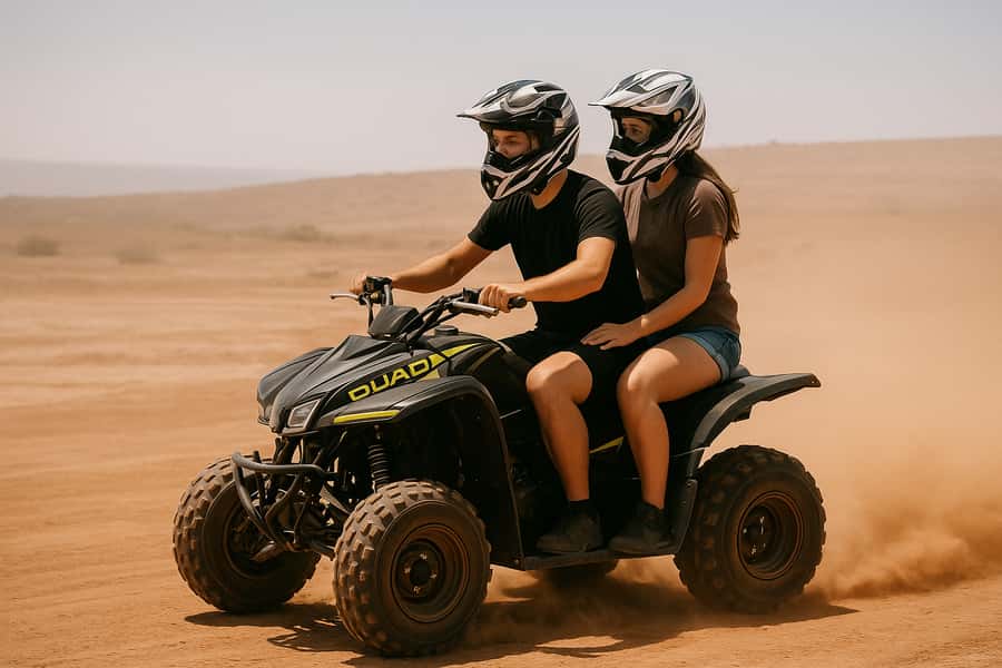 Marrakech: Agafay Desert Quad Bike with Camels & Dinner Show - Agafay Desert instead of the Sahara