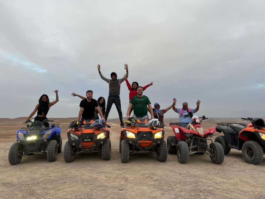 Marrakech: Agafay Desert Quad Biking & Dinner Show - The 35-minute stop before the camp