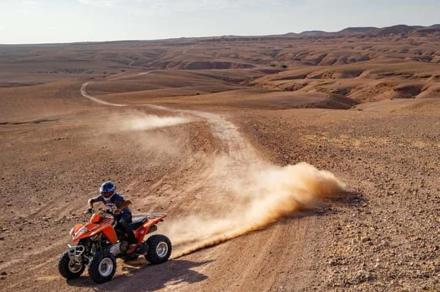 Marrakech: Agafay Desert Quad Biking Tour with Dinner-Show - What to wear and what to expect at night