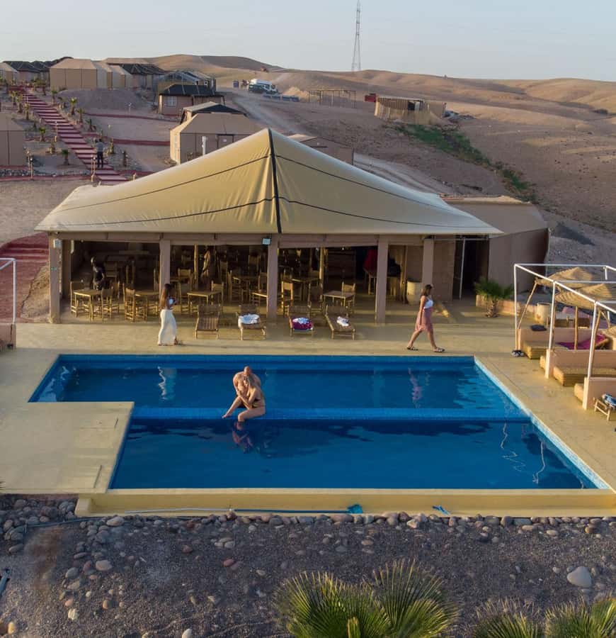 Marrakech: Agafay Desert Quad, Camel or Pool Day with Lunch - Choosing between the 9 am pool day and 2 pm desert show