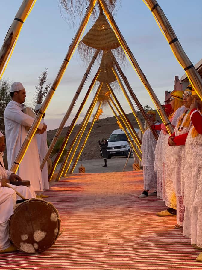 Marrakech: Agafay Desert Quad & Camel Rides, Dinner & Show - The camp visit and the first taste of Moroccan hospitality