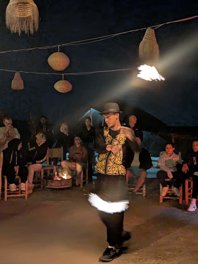 Marrakech: Agafay Desert Quad & Camel Rides, Dinner & Show - Berber music, Gnawa rhythms, and the fire show