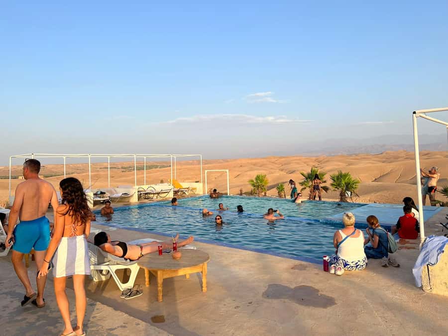 Marrakech: Agafay Desert Quad Camel Rides, Pool, Dinner Show - Key points at a glance
