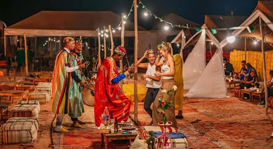 Marrakech: Agafay Desert Quad Camel Rides, Pool, Dinner Show - What $28 really gets you