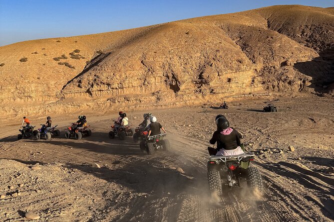 Marrakech: Agafay Quad Tour with Camel Ride, Dinner & Show - The 40-minute double-quad ride
