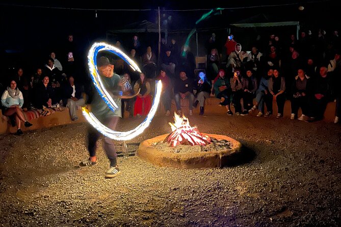 Marrakech: Agafay Quad Tour with Camel Ride, Dinner & Show - Moroccan dinner under the night sky