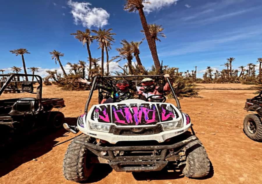 Marrakech: Buggy Experience at Palmeraie with Hotel Pickup - A traditional villa and a glass of mint tea