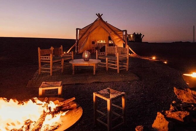 Marrakech: Camels & Quads on Sunset and Luxury Dinner with Show - Changing into Saharan clothing and sharing mint tea