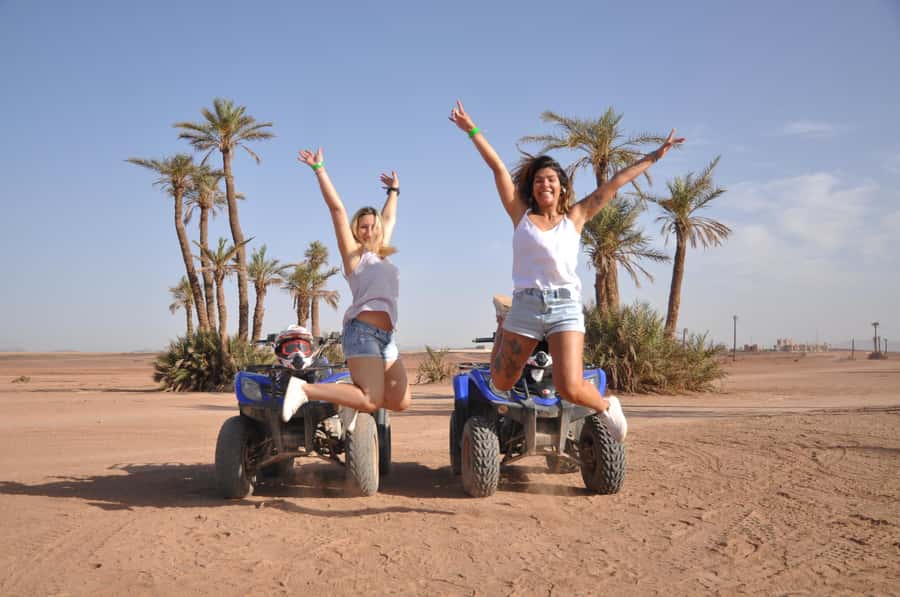 Marrakech: Desert and Palm Grove Quad Tour with Tea - A proper start at the quad center