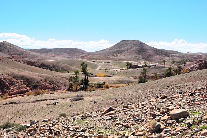 Marrakech Desert Buggy Tour Including Berber Tea Break and transfer - Riding through Agafay’s rocky valleys