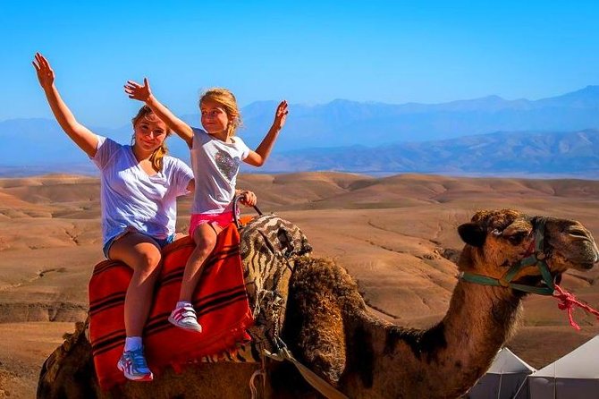 Marrakech Desert Quad and Camel ride, Lunch, and Poolside - Mountain views, Imlil Waterfall, and the Kik Valley