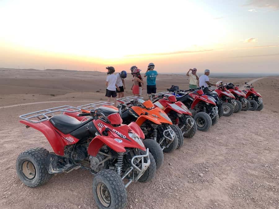 Marrakech: Desert Quad Bike Tour with Tea & Optional Dinner - Tea stops and time to catch your breath