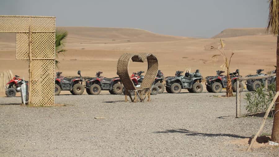 Marrakech Desert Sunset: Quad Biking, Dinner & Fire Show - What to bring and what to clarify