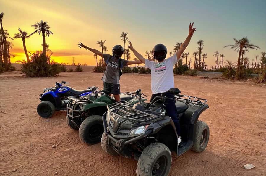 Marrakech: Dunes of the Palmeraie Quad Bike Ride with Tea - Leaving Marrakech for the Palmeraie