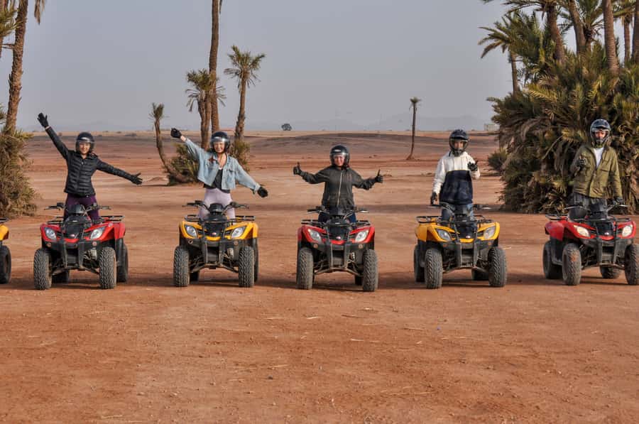 Marrakech:excursion quad in Oasis palm & jbilat desert,tea - Price, inclusions, and practical value