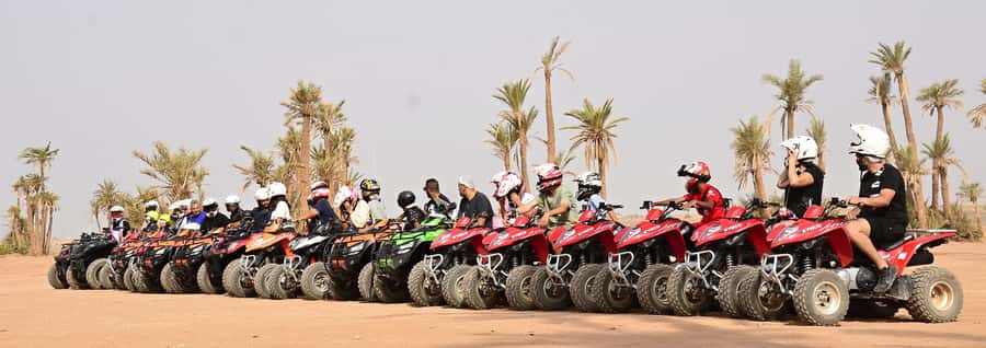 Marrakech:excursion quad in Oasis palm & jbilat desert,tea - Your first ride on a quad or buggy