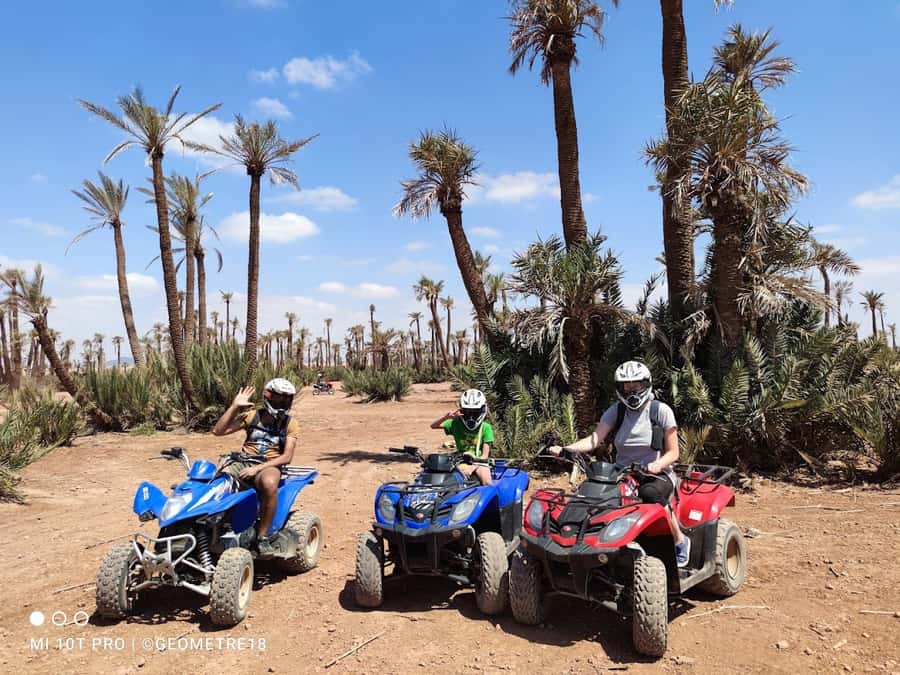 Marrakech, explore the palm grove desert by quad bike - How the $11 price works for your day