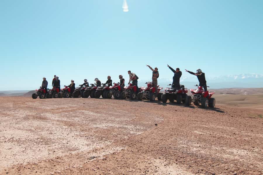 Marrakech: Half-Day Desert Quad Tour with Camel Ride - Tea with bread, honey, olives, and shade