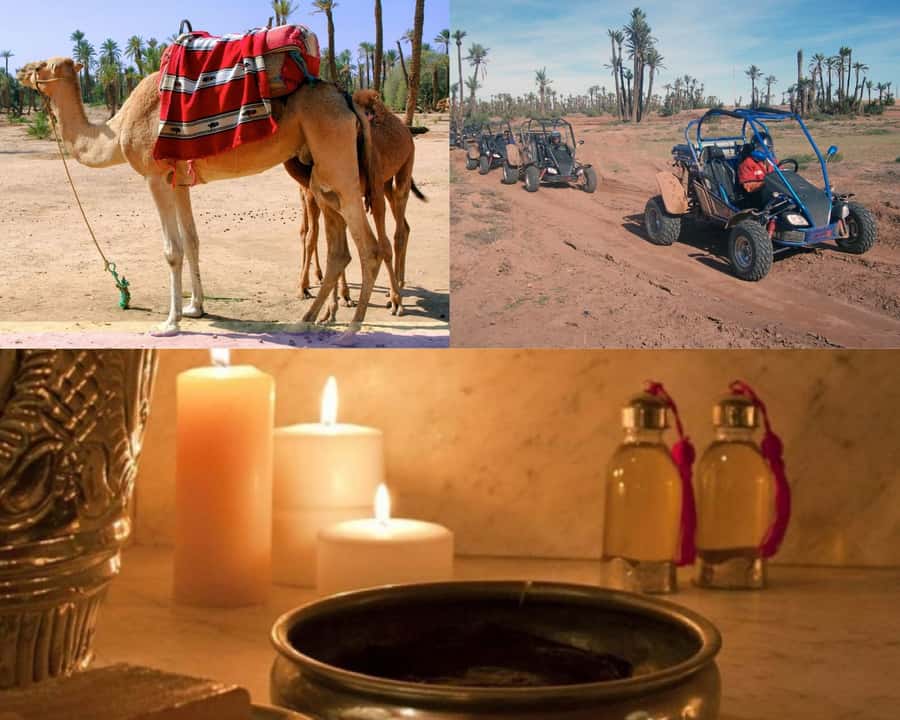 Marrakech: Half-Day Tour with Buggy Ride, Camel Ride and Spa - Key points to know before booking