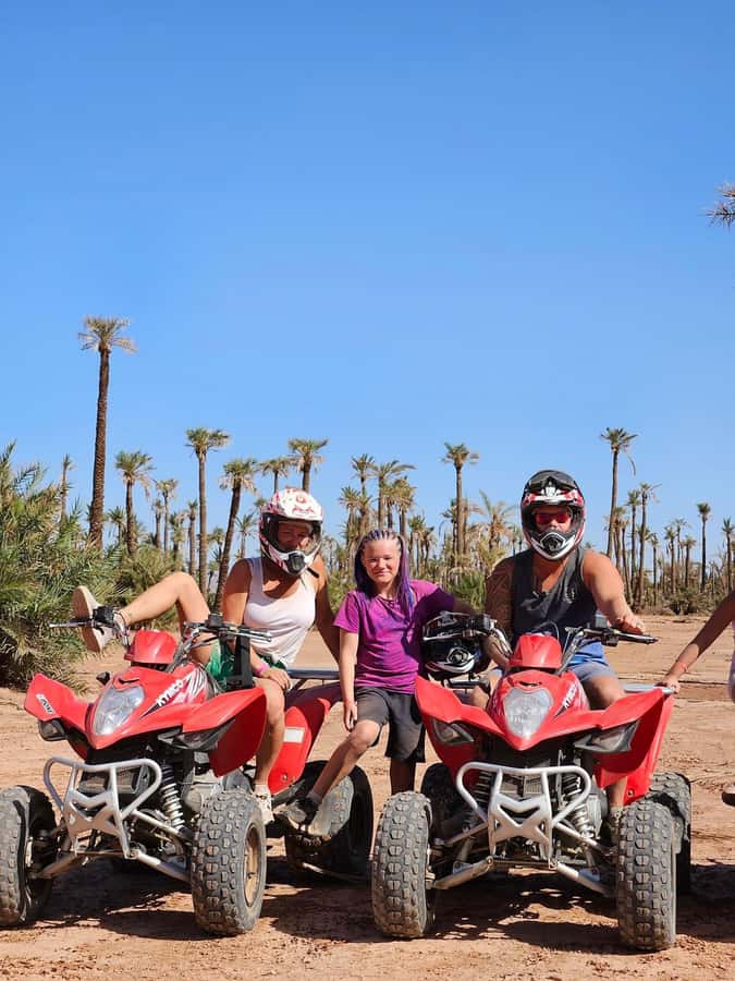 Marrakech: Palm Grove and Jbilat Desert Quad Bike Tour - Leaving Marrakech for the Jbilat desert