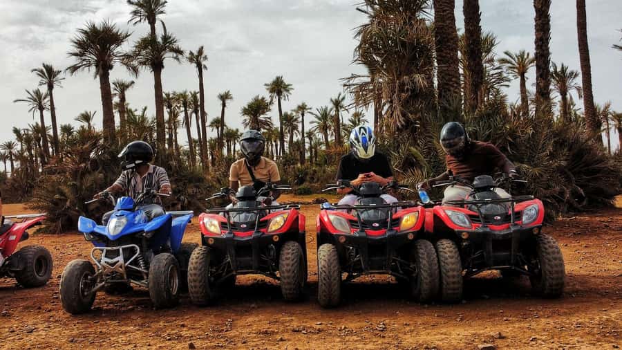 Marrakech: Palmeraie Guided Quad Biking Tour with Tea - Group size, guides, and the human side of the ride