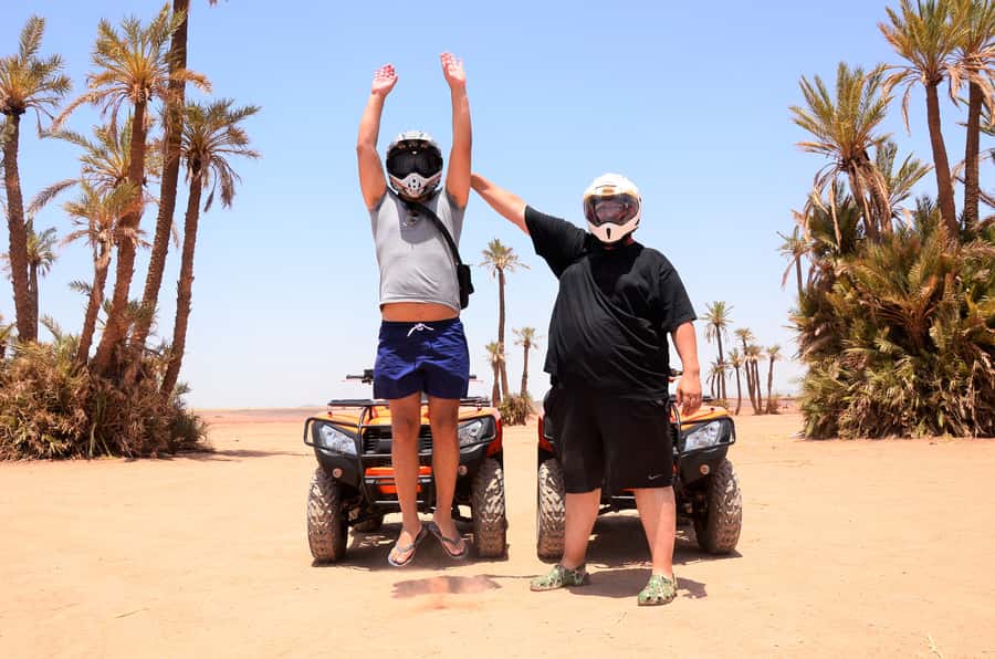 Marrakech: Palmeraie Guided Quad Tour with Tea Break - Transfers from Marrakech and timing