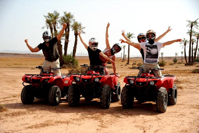 Marrakech Palmeraie Quad Bike Desert Adventure - Pickup, cancellation, and weather