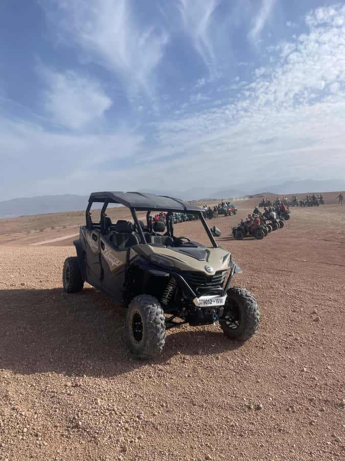 Marrakech: Private Buggy Adventure in Agafay Desert with Tea - The tea break in the desert bivouac
