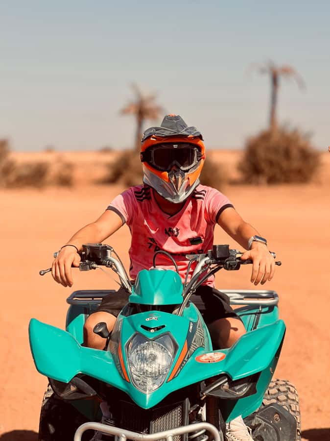 Marrakech: Quad activity in the Palmeraie with Tea break - From Marrakech streets to the Jbilets Desert