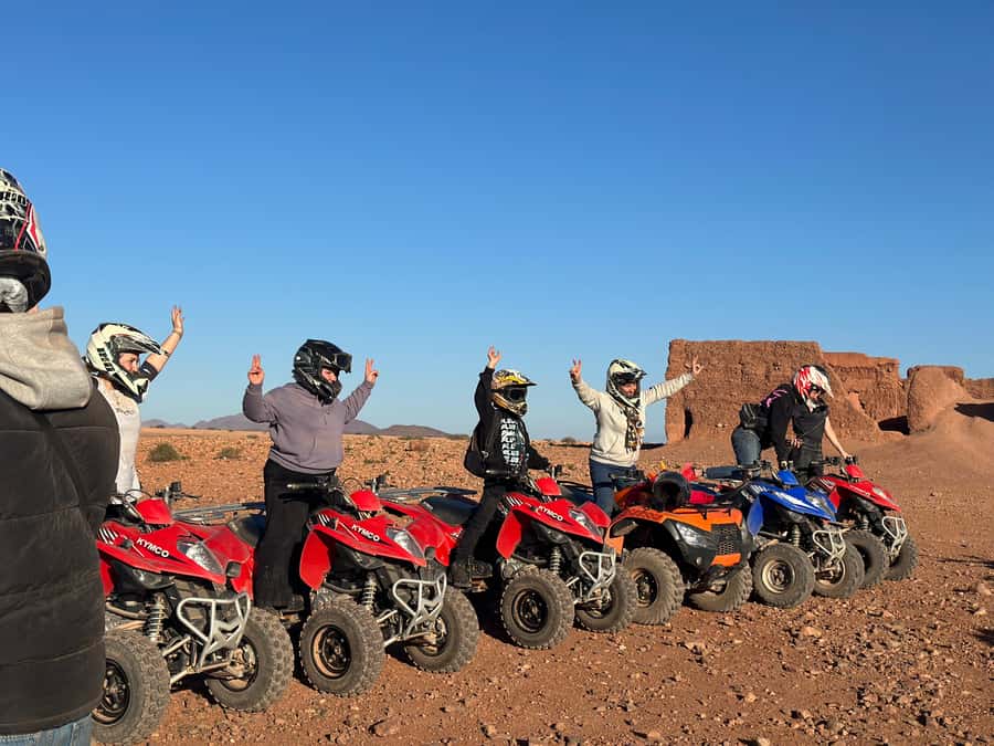 Marrakech: quad Adventure at the Dunes of the palmery desert - Riding into Marrakech’s Palmeraie