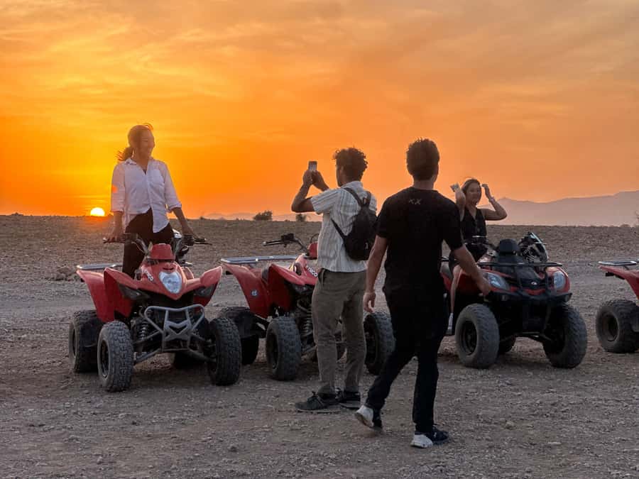 Marrakech: quad Adventure at the Dunes of the palmery desert - A ride made for beginners and casual riders