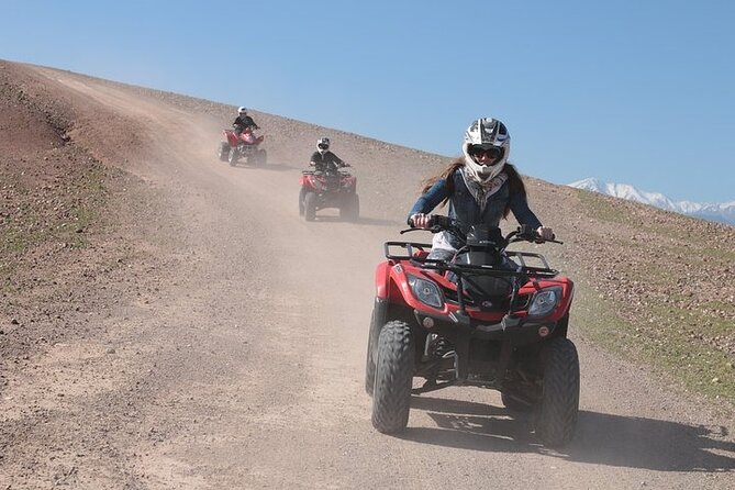 Marrakech Quad Bike Activity in desert palmeraies grove - A 15-minute dromedary ride