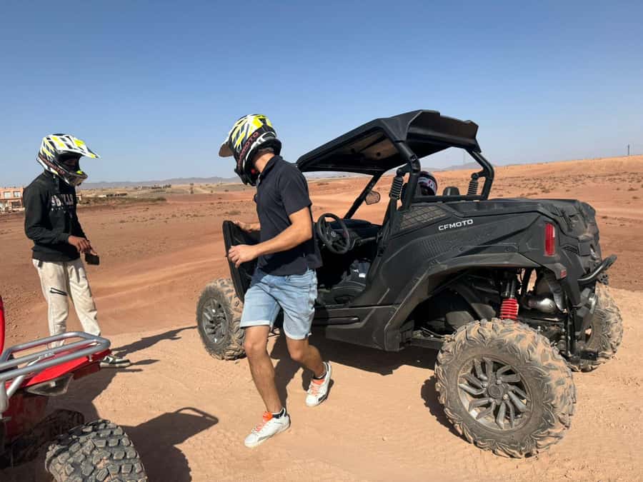 Marrakech: Quad bike adventure in the desert with views of the Palmeraie - Riding from palm trees into the Jbilet desert