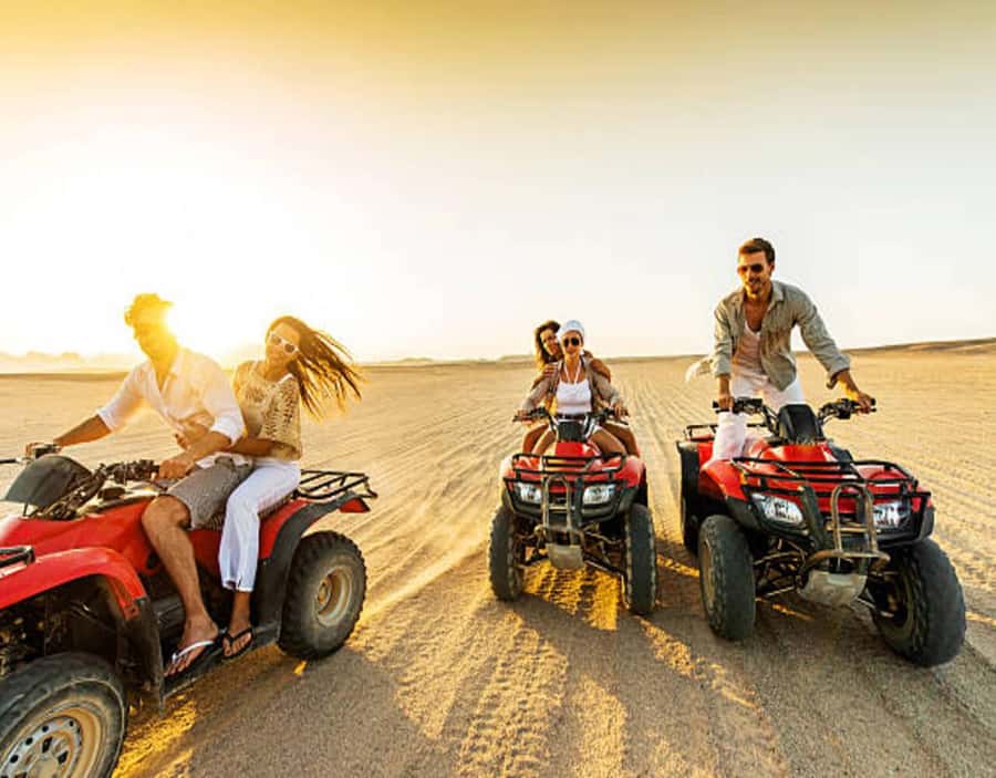 Marrakech : Quad Bike and Camel Ride with dinner in Agafay - Getting out of Marrakech
