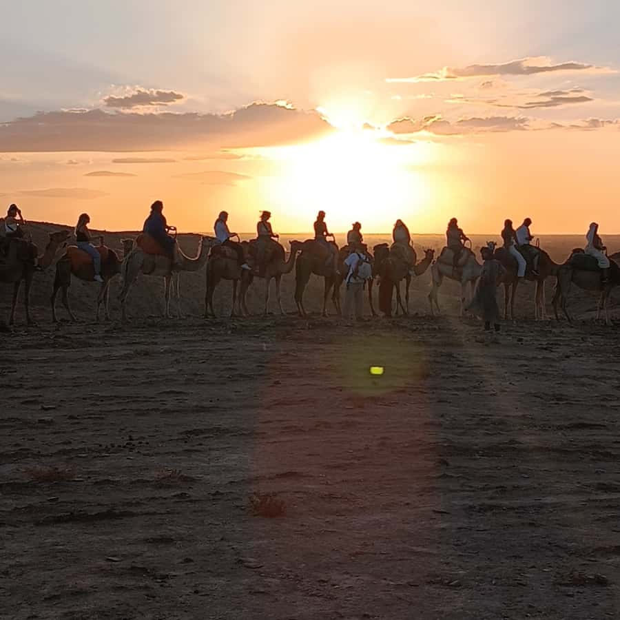 Marrakech: Quad Bike & Camel with dinner show & sunset - Sunset, Atlas Mountain views, and free time