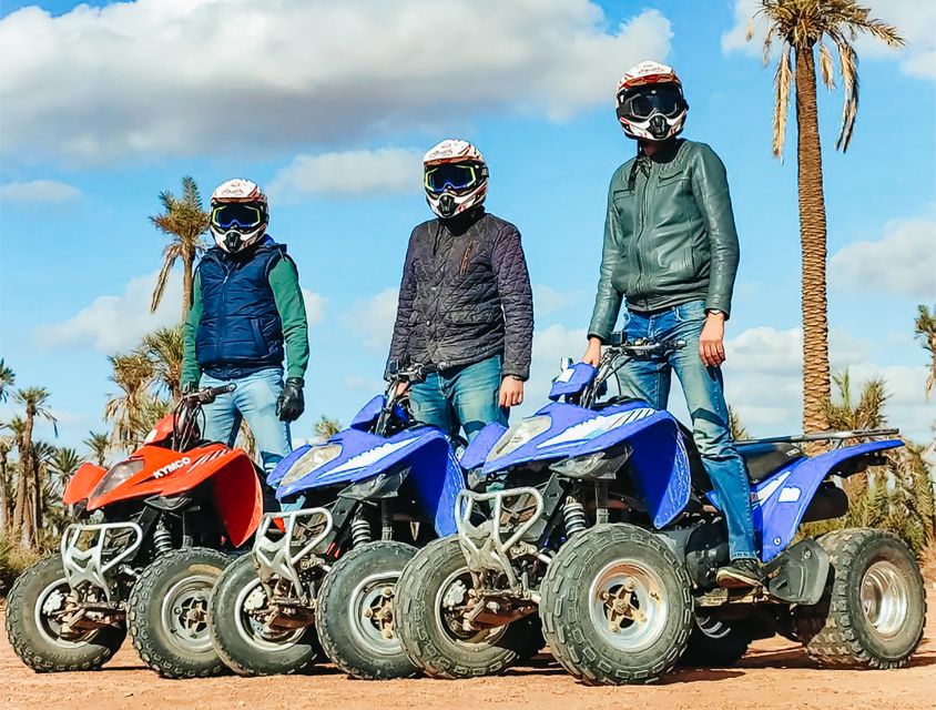 Marrakech: Quad Bike Tour to Palm Oasis and Jbilat Desert - How the timing works from start to finish