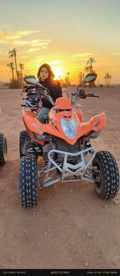Marrakech: Quad excursion in the palm trees of Marrakech - Safety briefing and first practice turns