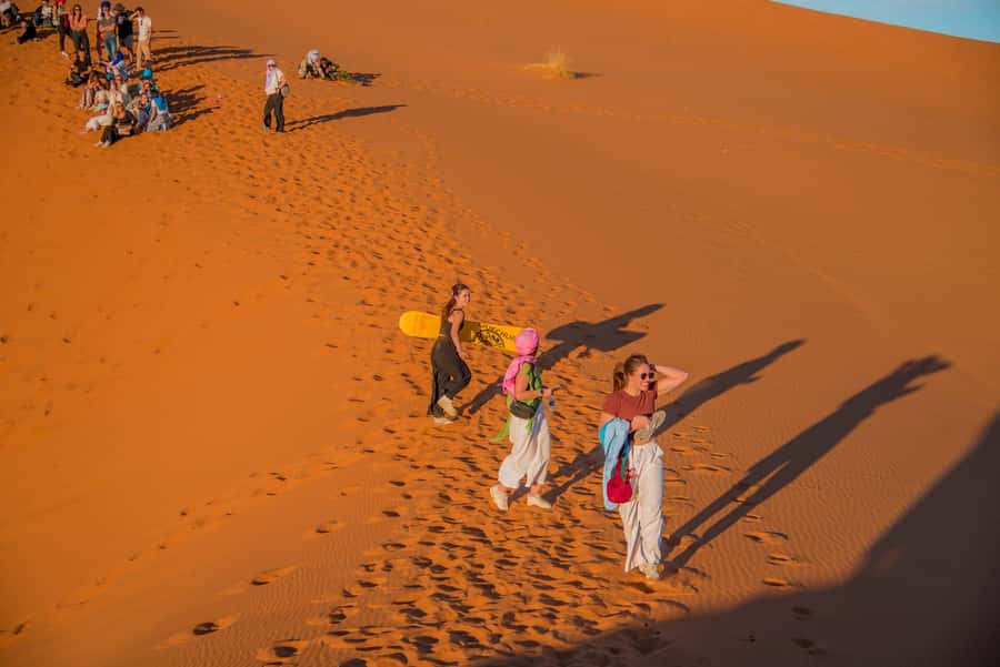 Marrakech to Fes: 3-Day Merzouga Desert Camel & Sandboarding - Food, comfort, and what the price covers