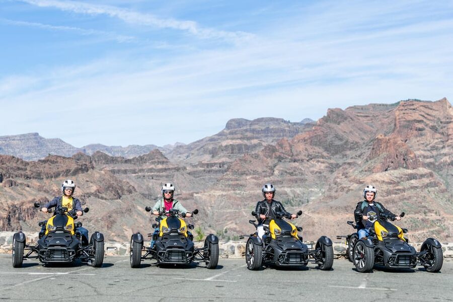 Maspalomas: Ryker Moto Tour to Fataga (Mountain buggy) - The Degollada de las Yeguas viewpoint