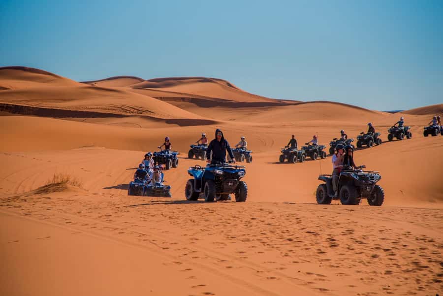 Merzouga : Adventure Quad Bike Safari, & Sandboarding - Sandboarding on soft desert slopes
