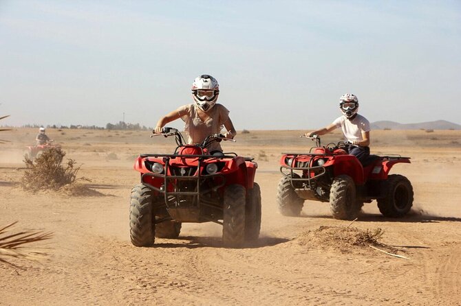 Merzouga Desert Quad bike Adventure with Sand boarding - Riding the Erg Chebbi dunes by automatic quad
